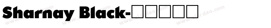 Sharnay Black字体转换